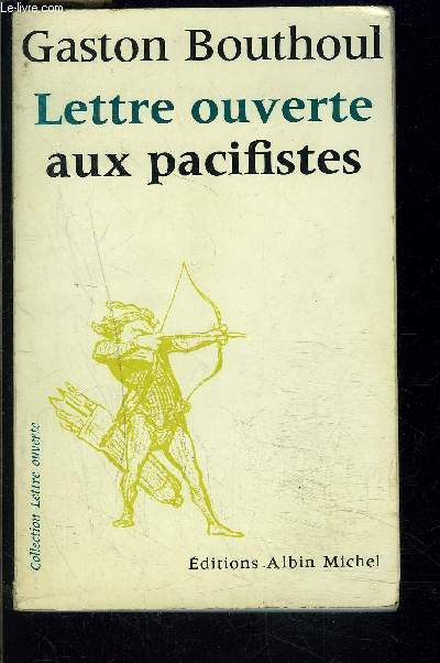 LETTRE OUVERTE AUX PACIFISTES