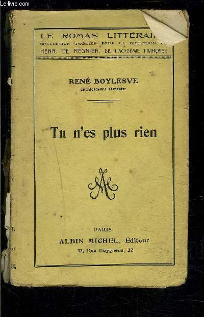 TU N ES PLUS RIEN
