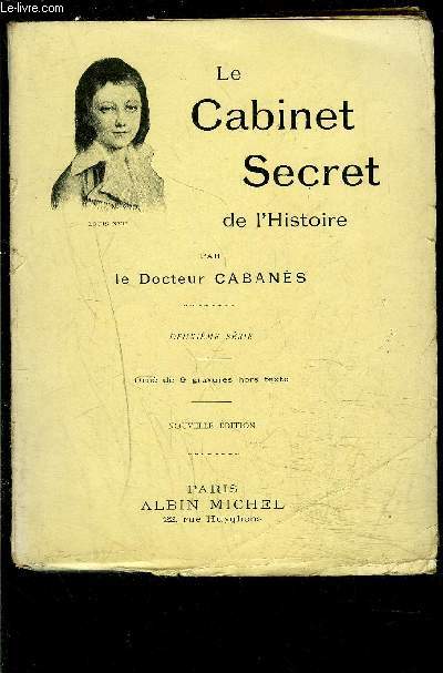 LE CABINET SECRET DE L HISTOIRE- 1 SEUL VOLUME: TOME 2- 2EME SERIE