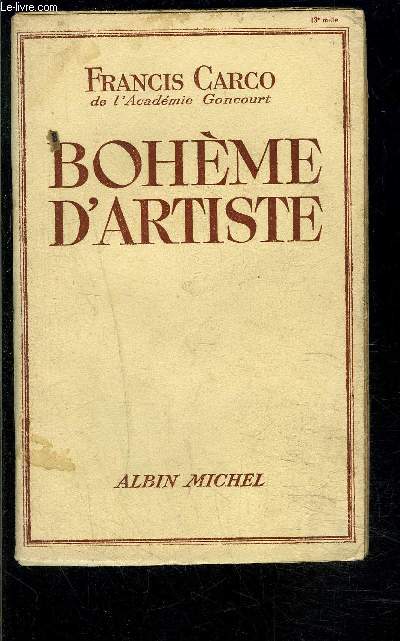 BOHEME D ARTISTE