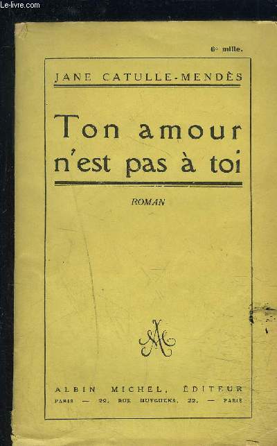 TON AMOUR N EST PAS A TOI