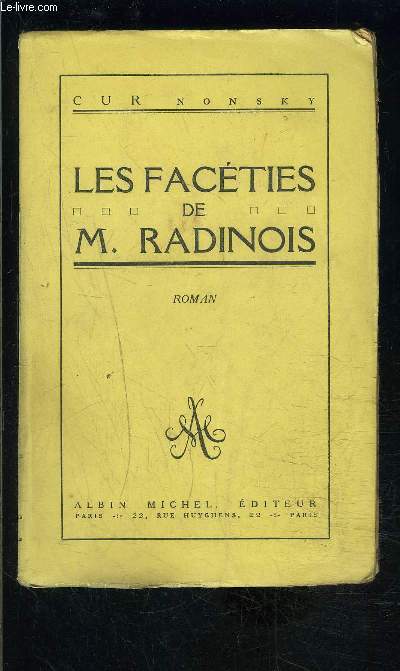 LES FACETIES DE M RADINOIS