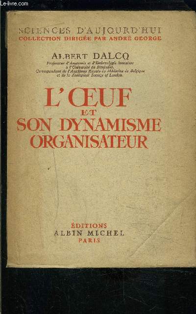L OEUF ET SON DYNAMISME ORGANISATEUR