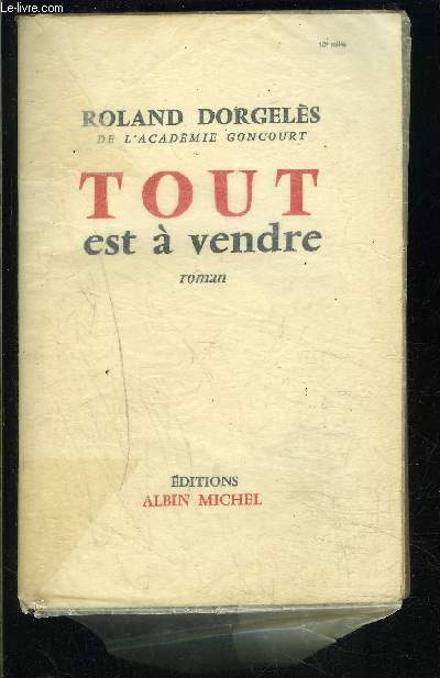 TOUT EST A VENDRE