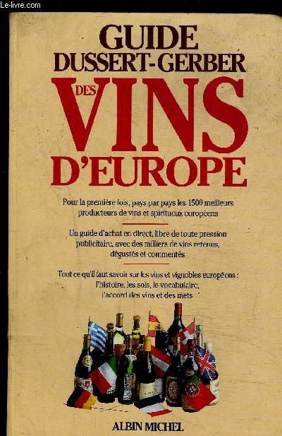 GUIDE DUSSERT GERBER DES VINS D EUROPE