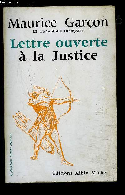 LETTRE OUVERTE A LA JUSTICE