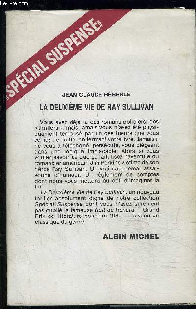 LA DEUXIEME VIE DE RAY SULLIVAN- ENVOI DE L AUTEUR