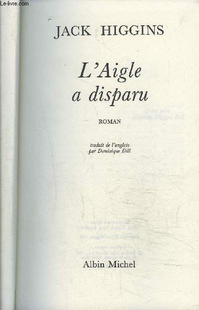 L AIGLE A DISPARU