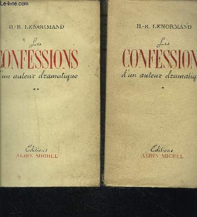 LES CONFESSIONS D UN AUTEUR DRAMATIQUE- 2 TOMES EN 2 VOLUMES