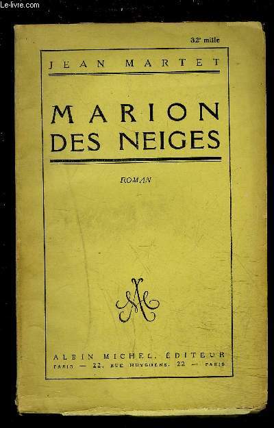 MARION DES NEIGES