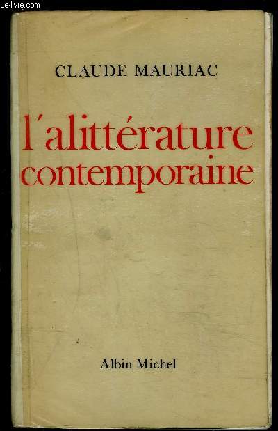L ALITTERATURE CONTEMPORAINE