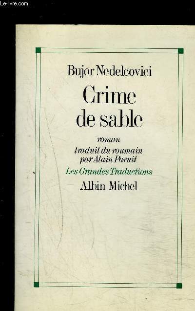 CRIME DE SABLE