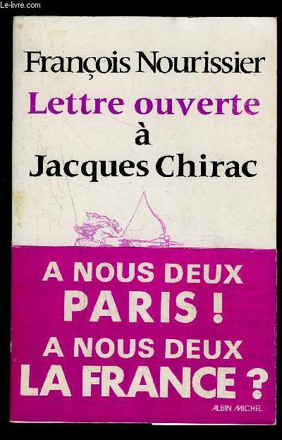 LETTRE OUVERTE A JACQUES CHIRAC