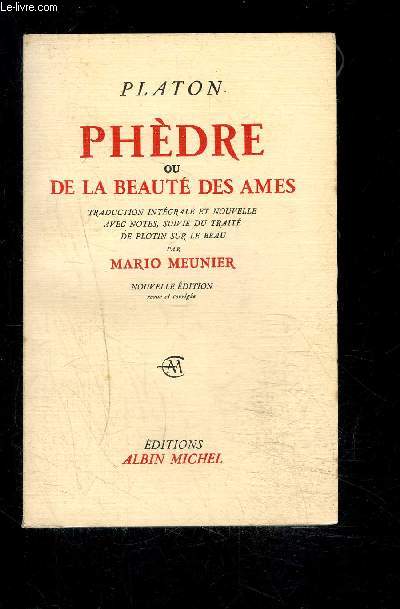 PHEDRE OU DE LA BEAUTE DES AMES