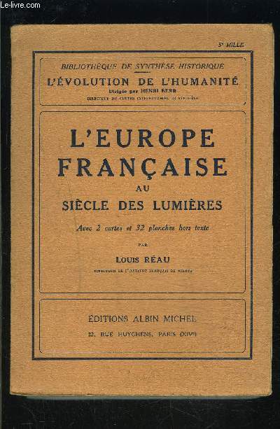 L EUROPE FRANCAISE AU SIECLE DES LUMIERES