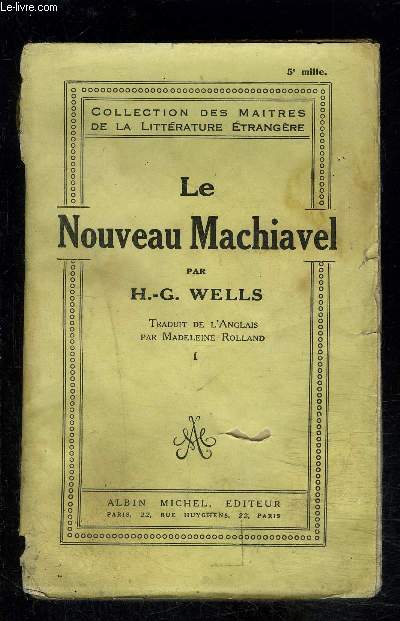 LE NOUVEAU MACHIAVEL- Tome 1