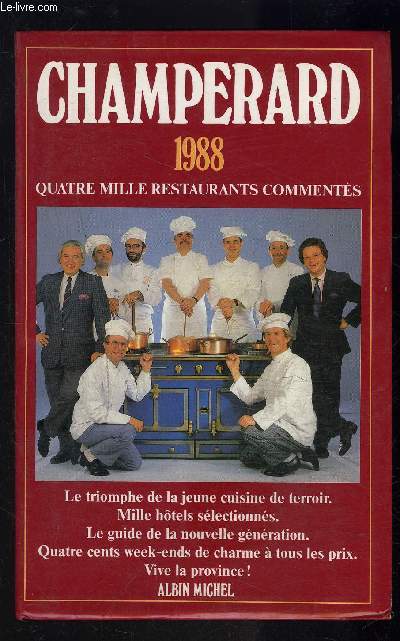 CHAMPERARD 1988- 4000 RESTAURANTS COMMENTES