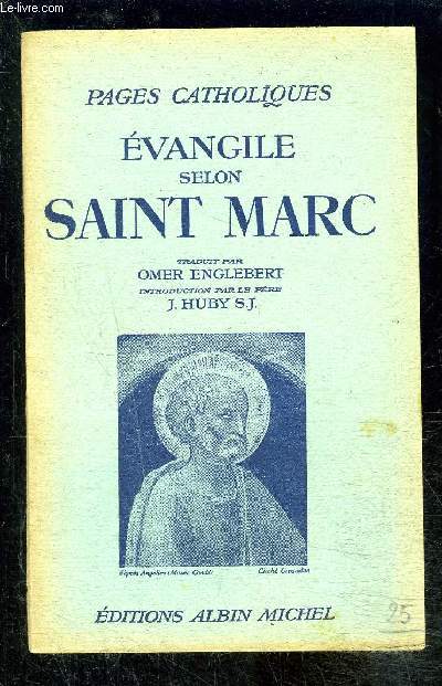 EVANGILE SELON SAINT MARC