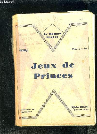 JEUX DE PRINCES