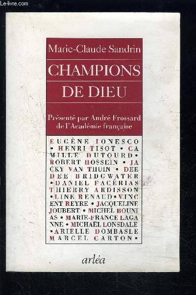 CHAMPIONS DE DIEU