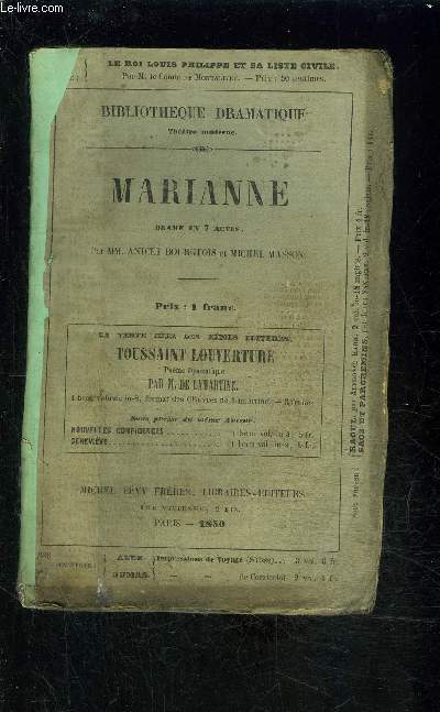 MARIANNE- Drame en 7 actes
