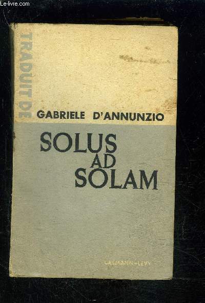 SOLUS AD SOLAM- JOURNAL D UN AMOUR