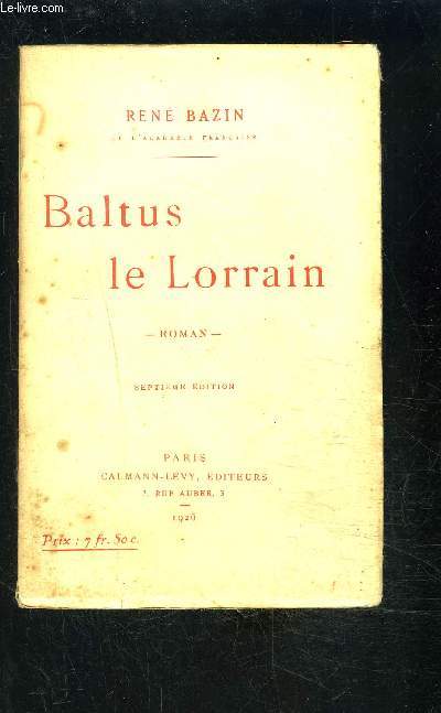 BALTUS LE LORRAIN
