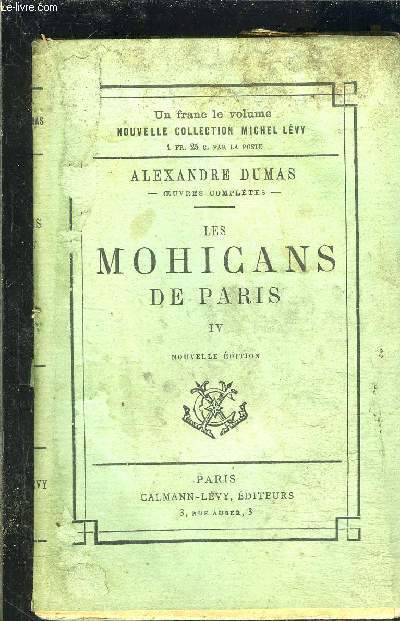 SALVATOR- SUITE ET FIN DES MOHICANS DE PARIS- TOME 4- vendu seul