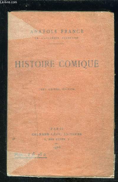 HISTOIRE COMIQUE