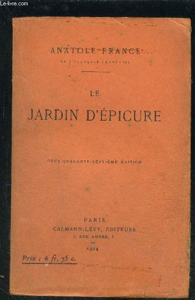 LE JARDIN D EPICURE