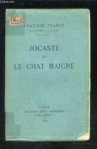 JOCASTE ET LE CHAT MAIGRE