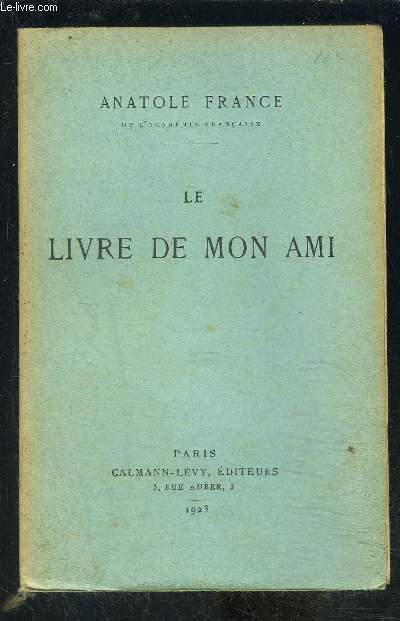 LE LIVRE DE MON AMI