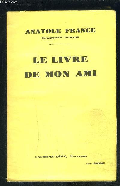 LE LIVRE DE MON AMI