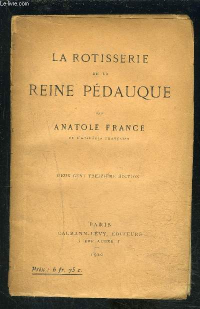 LA ROTISSERIE DE LA REINE PEDAUQUE