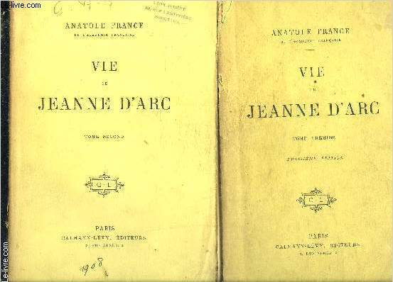 VIE DE JEANNE D ARC- 2 TOMES EN 2 VOLUMES