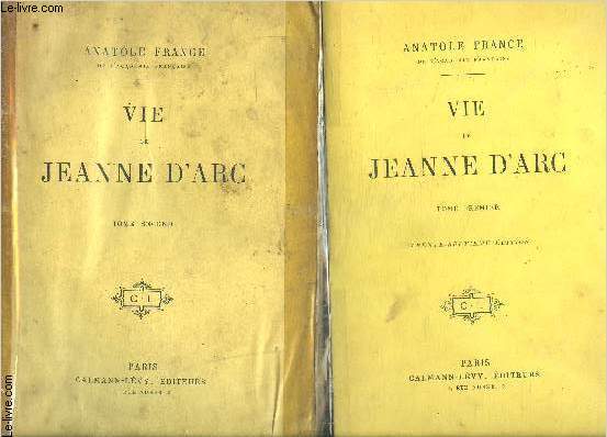 VIE DE JEANNE D ARC- 2 TOMES EN 2 VOLUMES