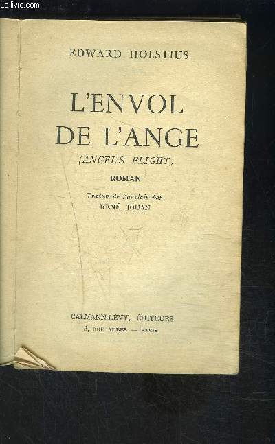 L ENVOL DE L ANGE- VENDU EN L ETAT