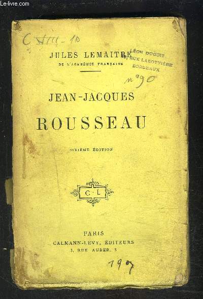 JEAN JACQUES ROUSSEAU