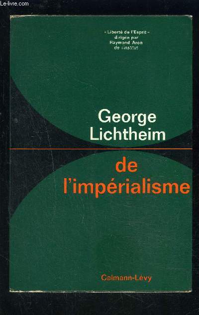 DE L IMPERIALISME