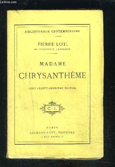MADAME CHRYSANTHEME