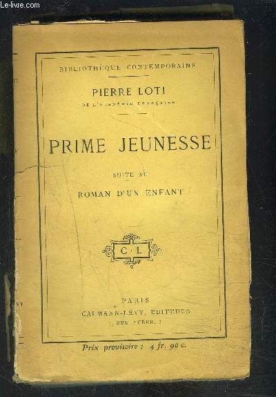 PRIME JEUNESSE- suite au roman d'un enfant