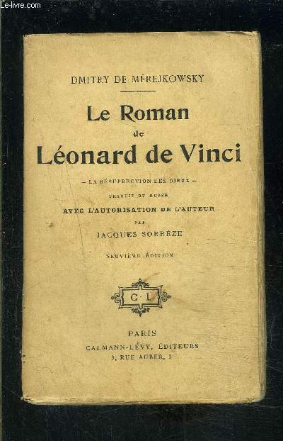 LE ROMAN DE LEONARD DE VINCI- LA RESURRECTION DES DIEUX