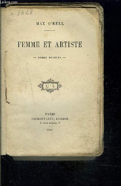 FEMME ET ARTISTE- VENDU EN L ETAT