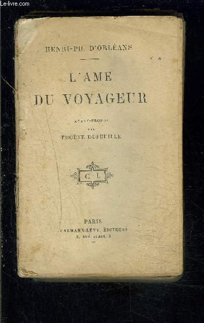 L AME DU VOYAGEUR- VENDU EN L ETAT