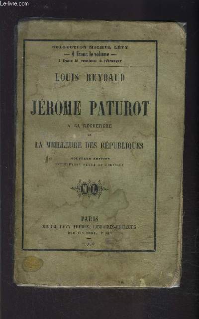 JEROME PATUROT- A LA RECHERCHE DE LA MEILLEURE DES REPUBLIQUES