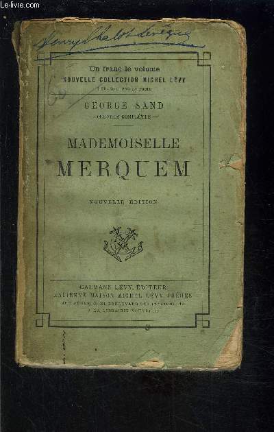 MADEMOISELLE MERQUEM