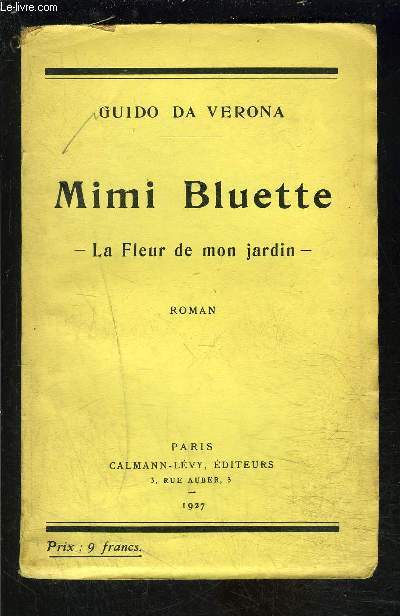 MIMI BLUETTE- LA FLEUR DE MON JARDIN