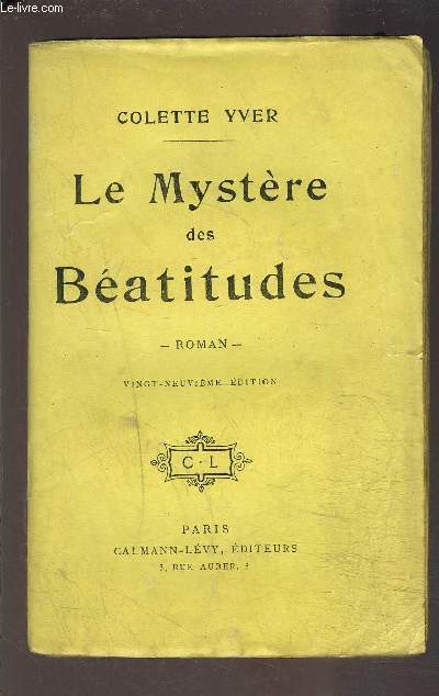 LE MYSTERE DES BEATITUDES