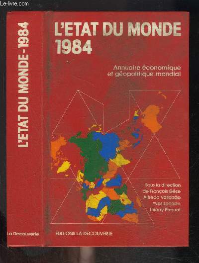 L ETAT DU MONDE- 1984 - ANNUAIRE ECONOMIQUE ET GEOPOLITIQUE MONDIAL