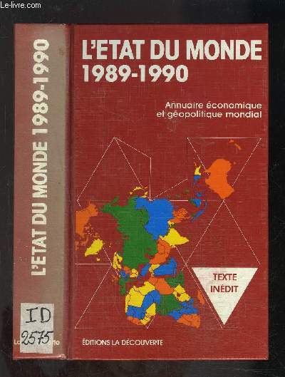 L ETAT DU MONDE- 1989-1990 - ANNUAIRE ECONOMIQUE ET GEOPOLITIQUE MONDIAL